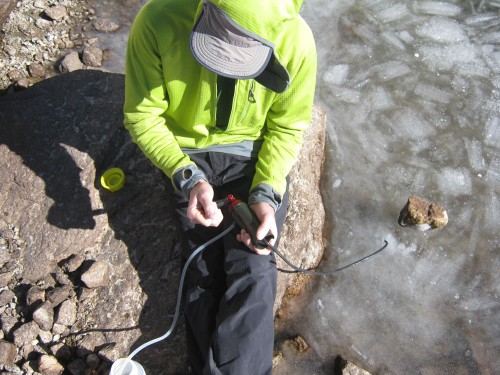 backpacking water